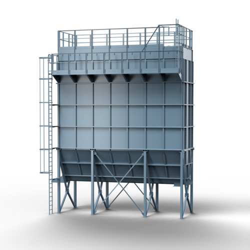 Illustration of a jet bag filter