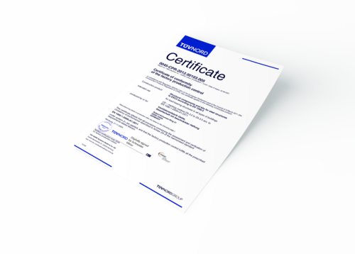 [Translate to Chinesisch:] EN 1090-1:2009+A1:2011 – Certificate of conformity of the factory production control